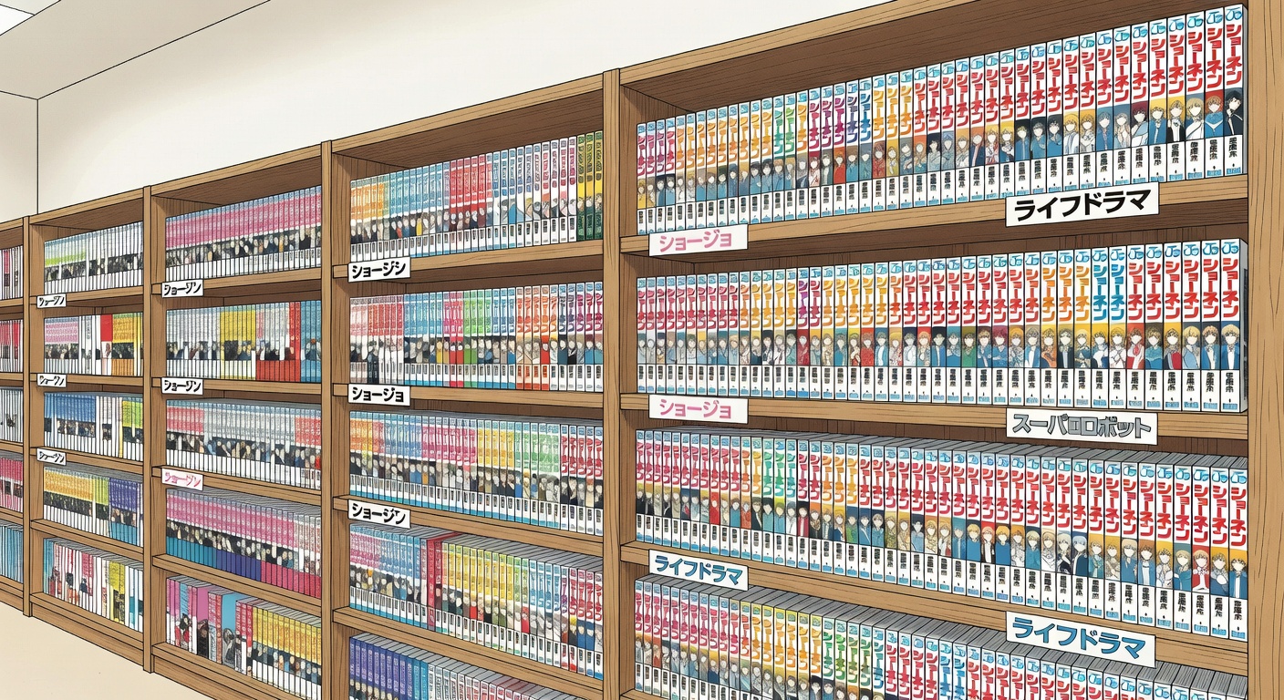 マンガライブラリ棚